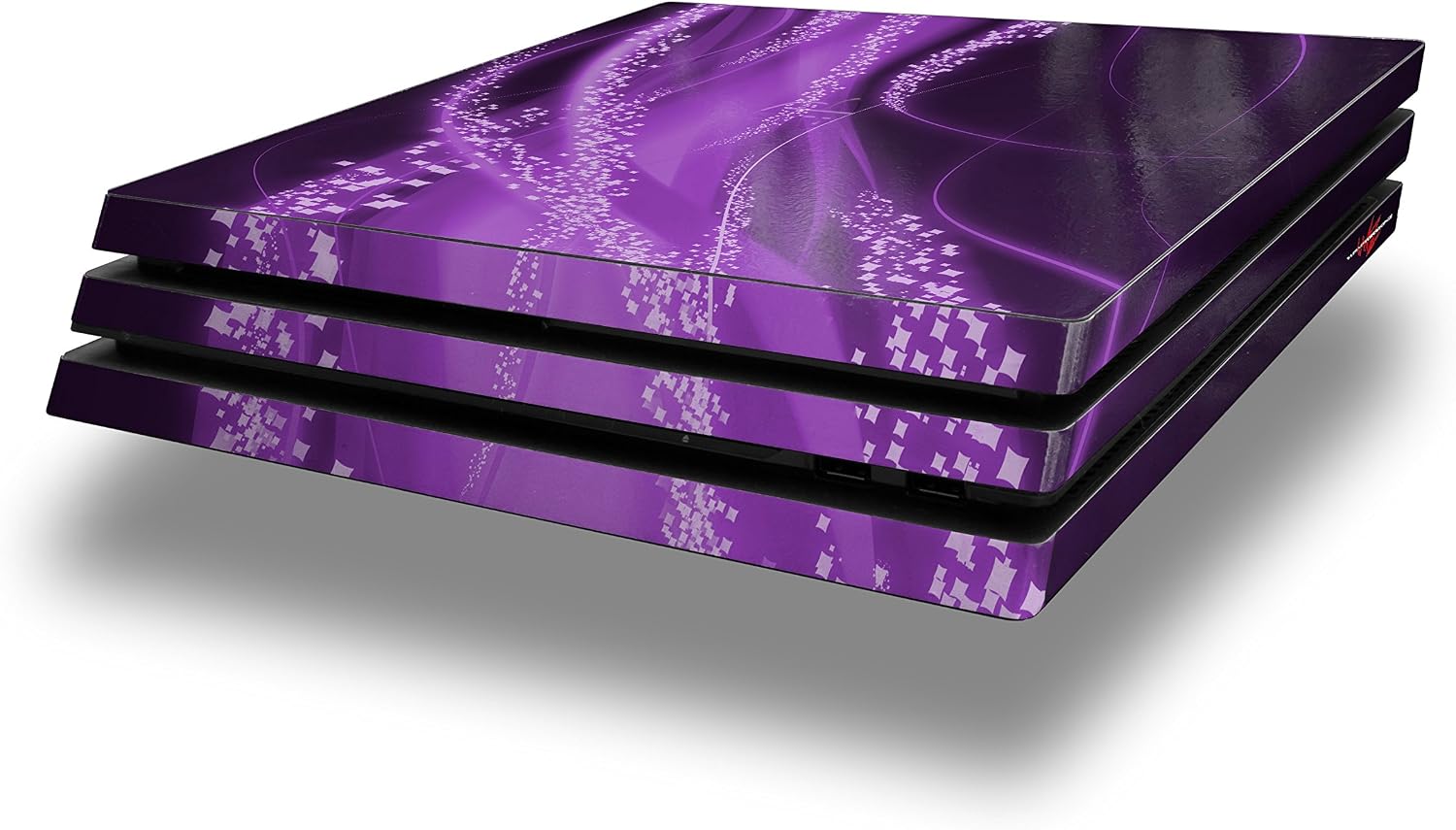 Vinyl Decal Skin Wrap Compatible with Sony PlayStation 4 Pro Console Mystic Vortex Purple