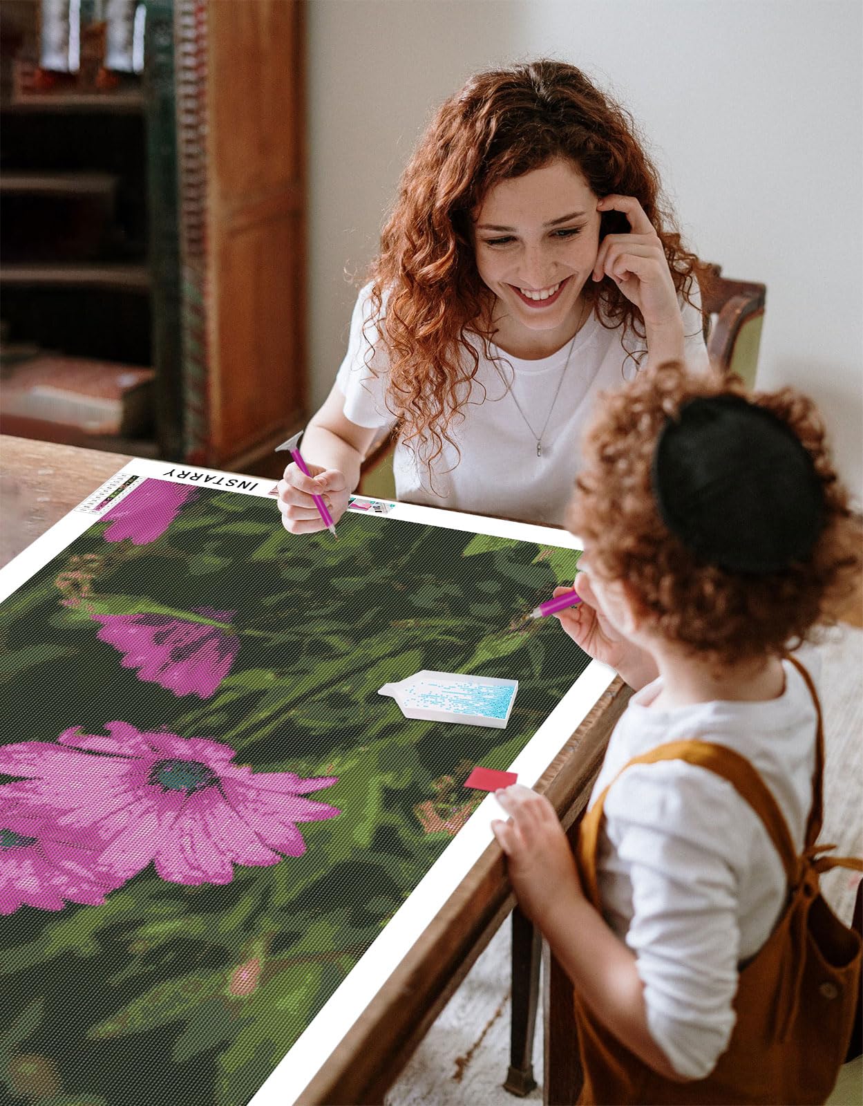 Instarry Diamond Painting Kit 5D Full Bel Fiore Artigianato Decorazione