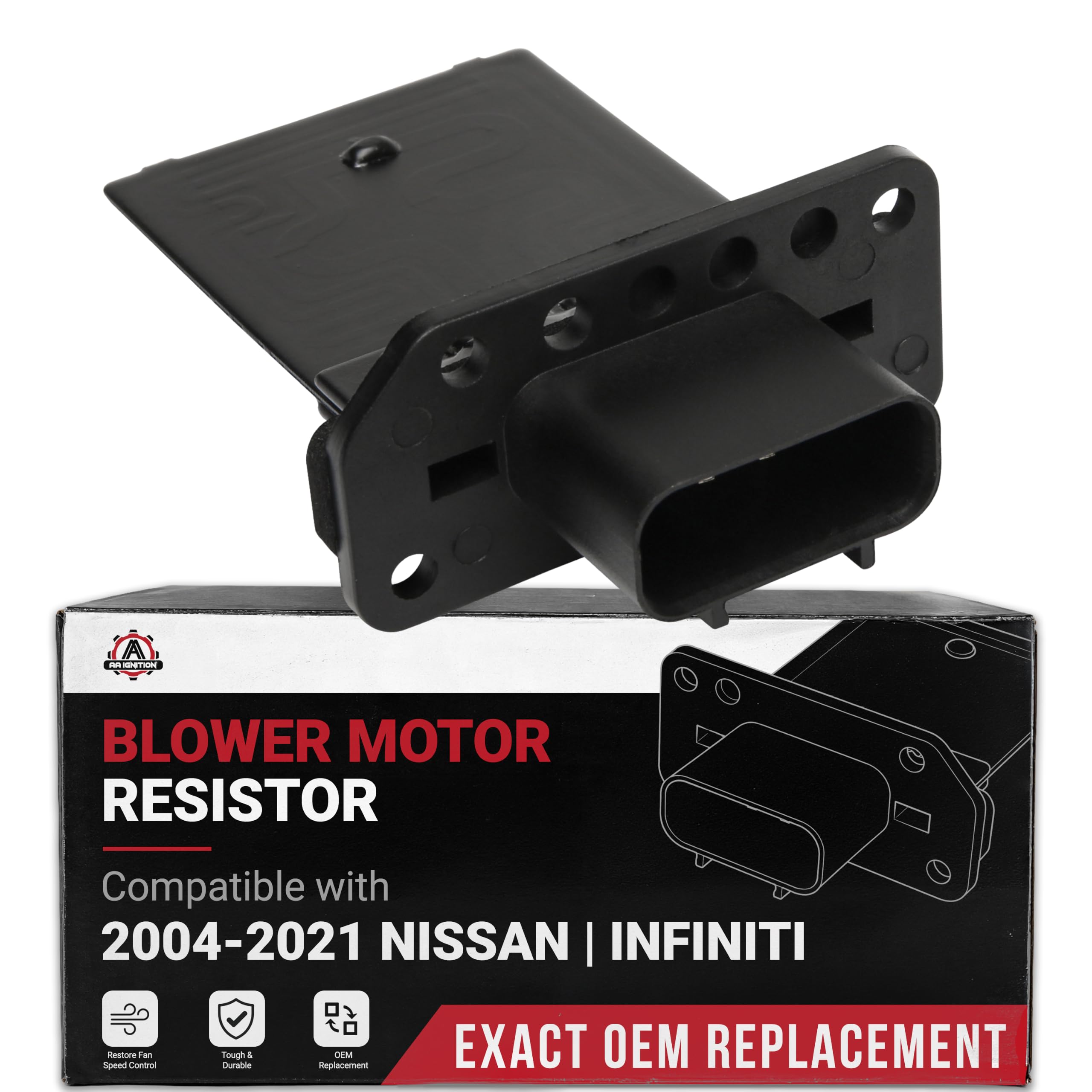 HVAC Blower Motor Resistor - Compatible with Nissan Vehicles