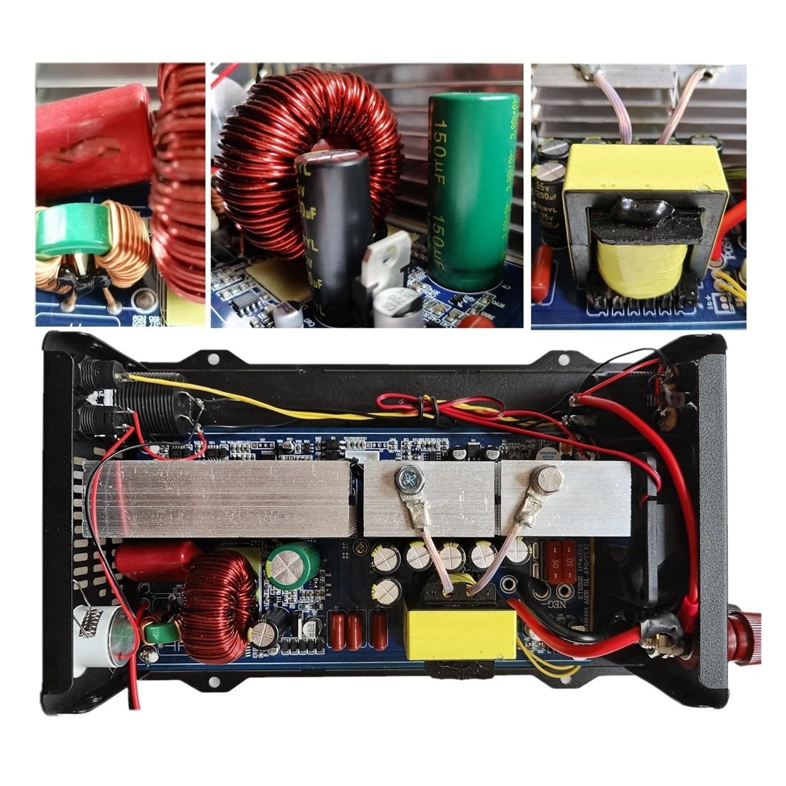 Convertidor inversor Corriente Inversor 12V 220V Banco Portátil Onda Sinusoidal para Pura Solar 3500W 1500W 24V DC 48V 60V AC220V 230v 110V Convertidor Coche