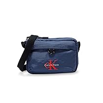 Calvin Klein Bold Camera Bag Lv04d3117g, Crossover Uomo, Blue (Moonlit Ocean), One Size