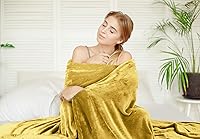 Vista 428 de Utopia Bedding - Manta de vellón de lujo, mullida, antiestática; manta de suave microfibra de 8.8 oz/yd² (300 g/m²) para cama; tamaño individual