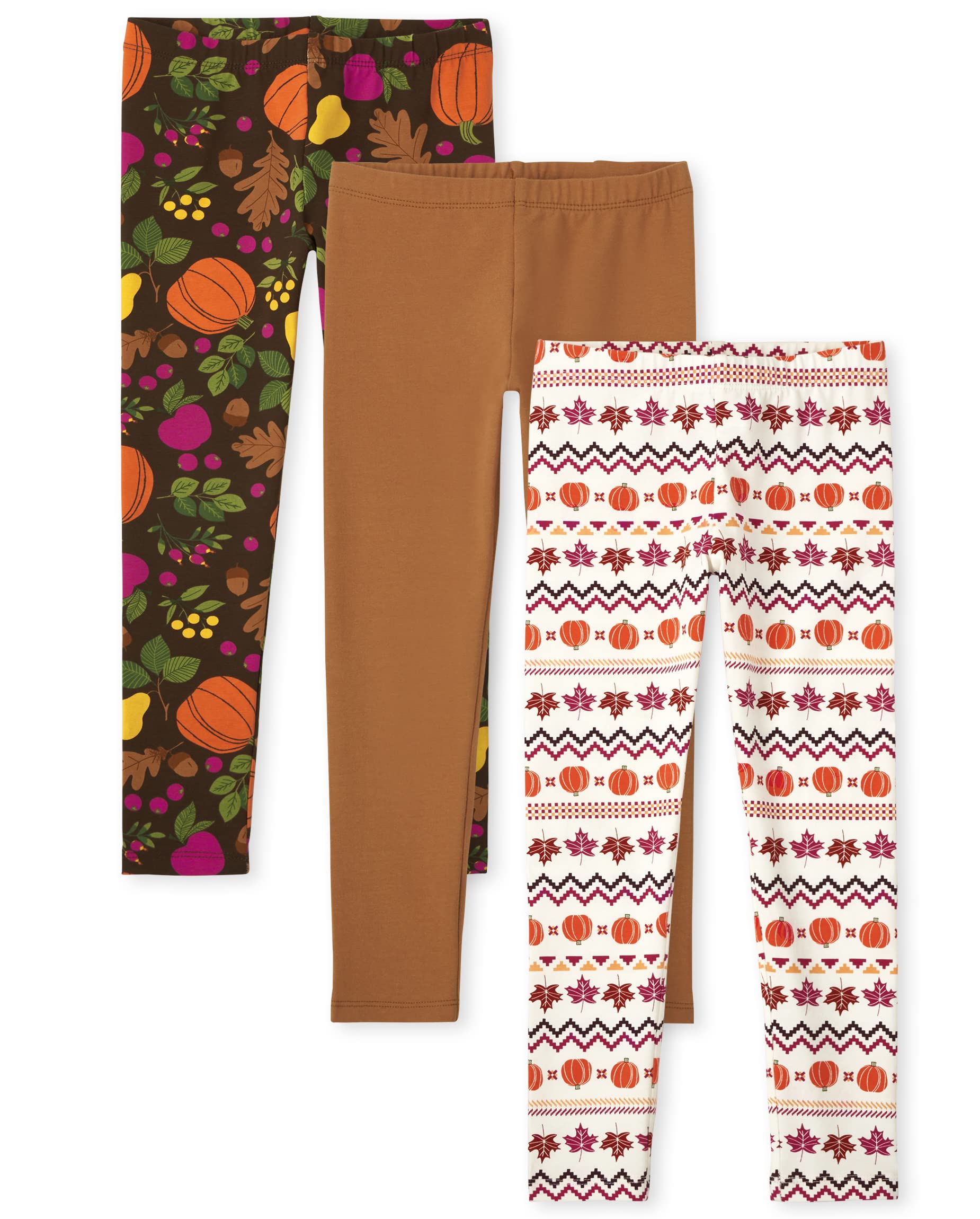 The Children's Place Big Girls' Fashion Leggings (Pack of 2)