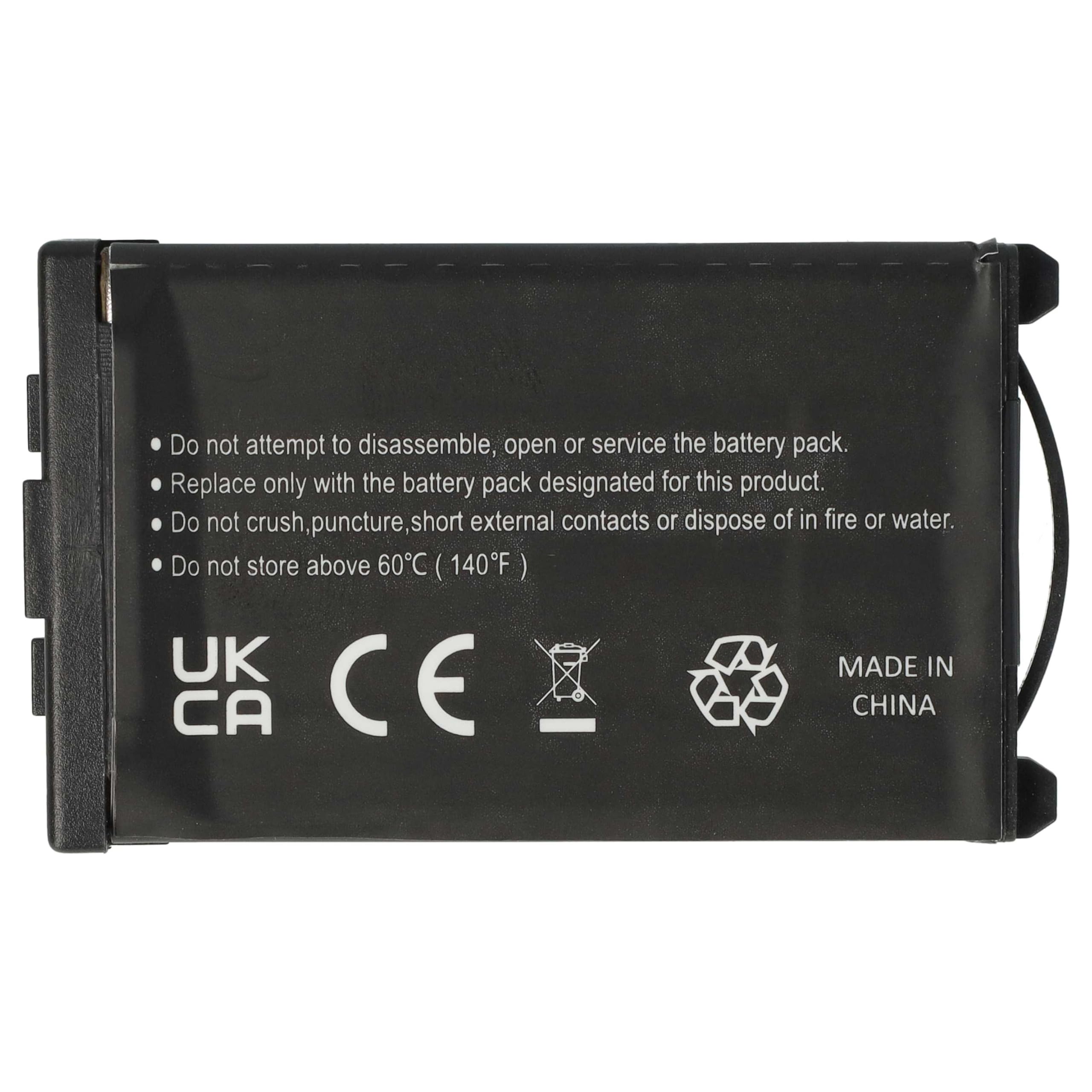 vhbw 5X Batterie Compatible avec Mitel 612d, 622d, 632d, 620d, 622dt, 610d, 612dt, 630d, 600d téléphone Fixe sans Fil (800mAh, 3,7V, Li-ION)