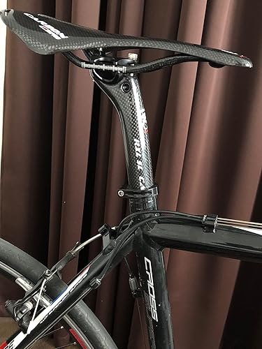 Miniatura 4 de RXL SL Bicicleta de carretera de fibra de carbono Tija de sillín de bicicleta compensada roja 31.630.827.2 Tija de sillín de bicicleta rojo verde