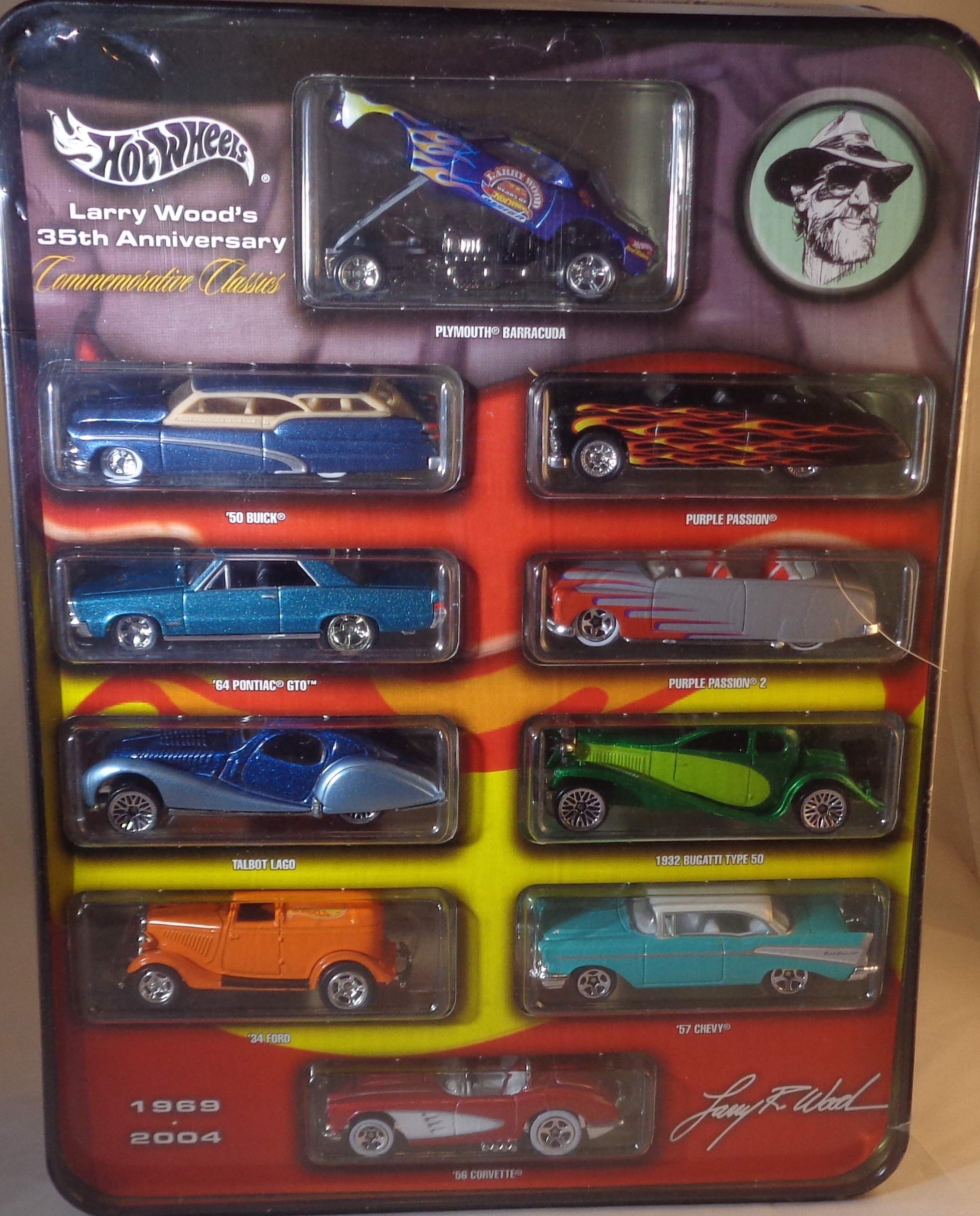 Amazon.com: Hot Wheels Larry Wood 35th Anniversary Commemorative