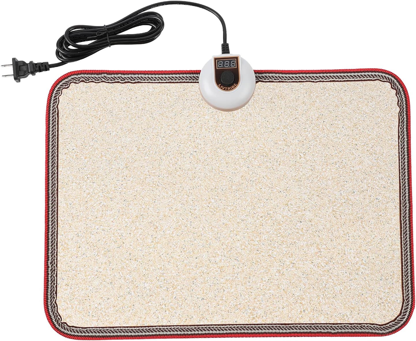 VIHOSE PVC 110V Heated Floor Mat Heater For Foot Carbon