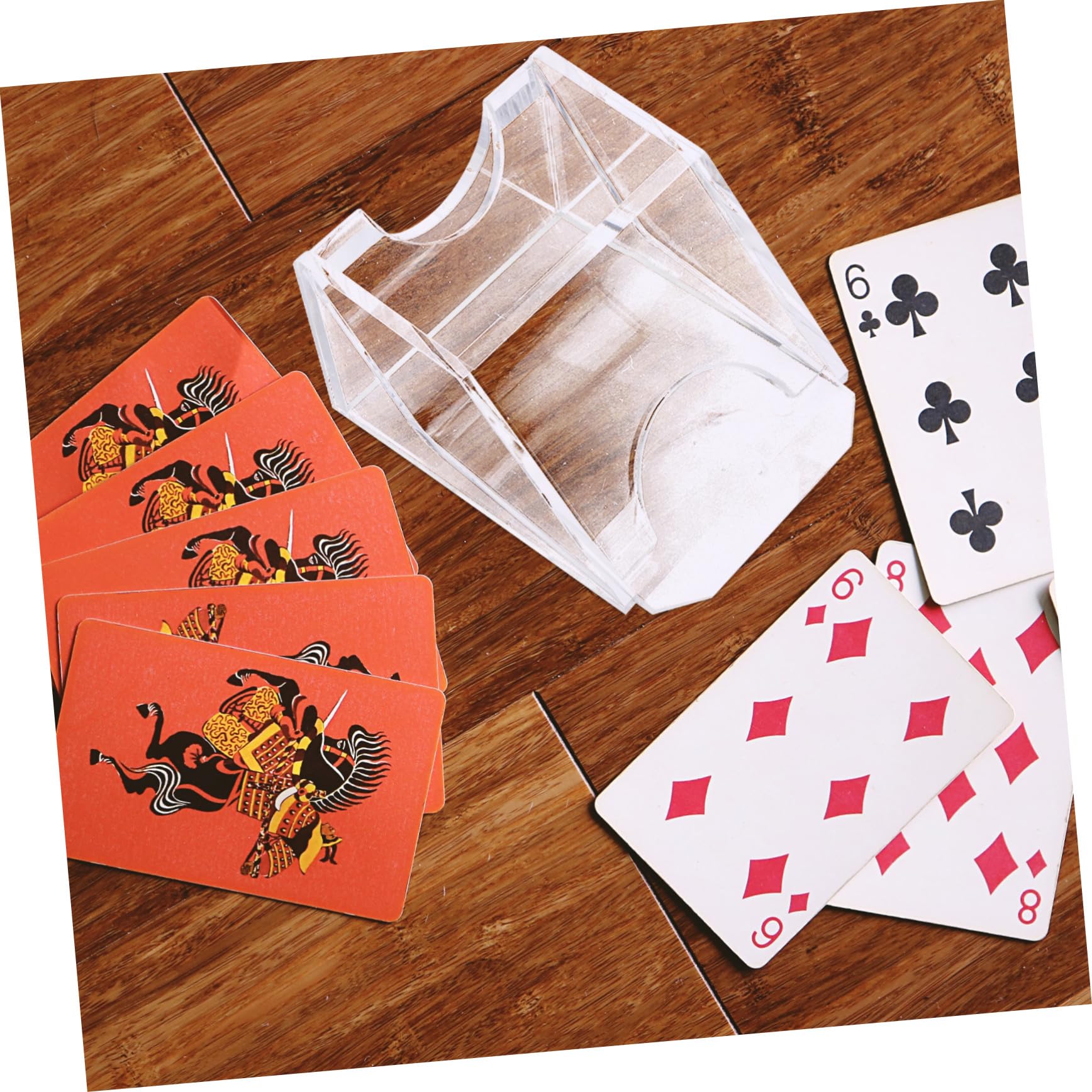 VICASKY Scarpa da Carte in Acrilico, Distributore per Texas Hold'em e Blackjack, Idrorepellente, Riutilizzabile, per Giochi da Tavolo e Sale da Gioco