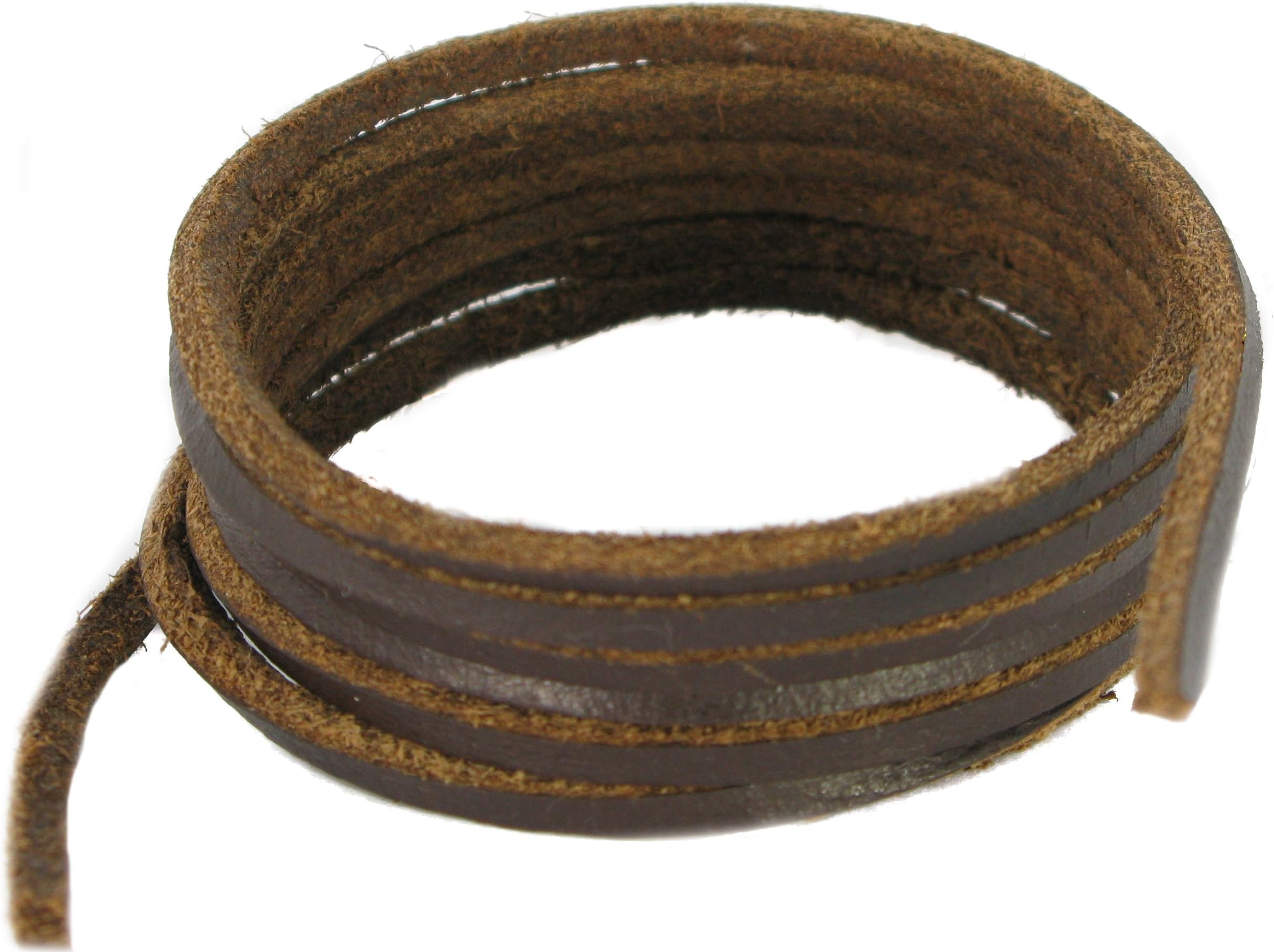 Shoe and Boot Laces - Brown Leather