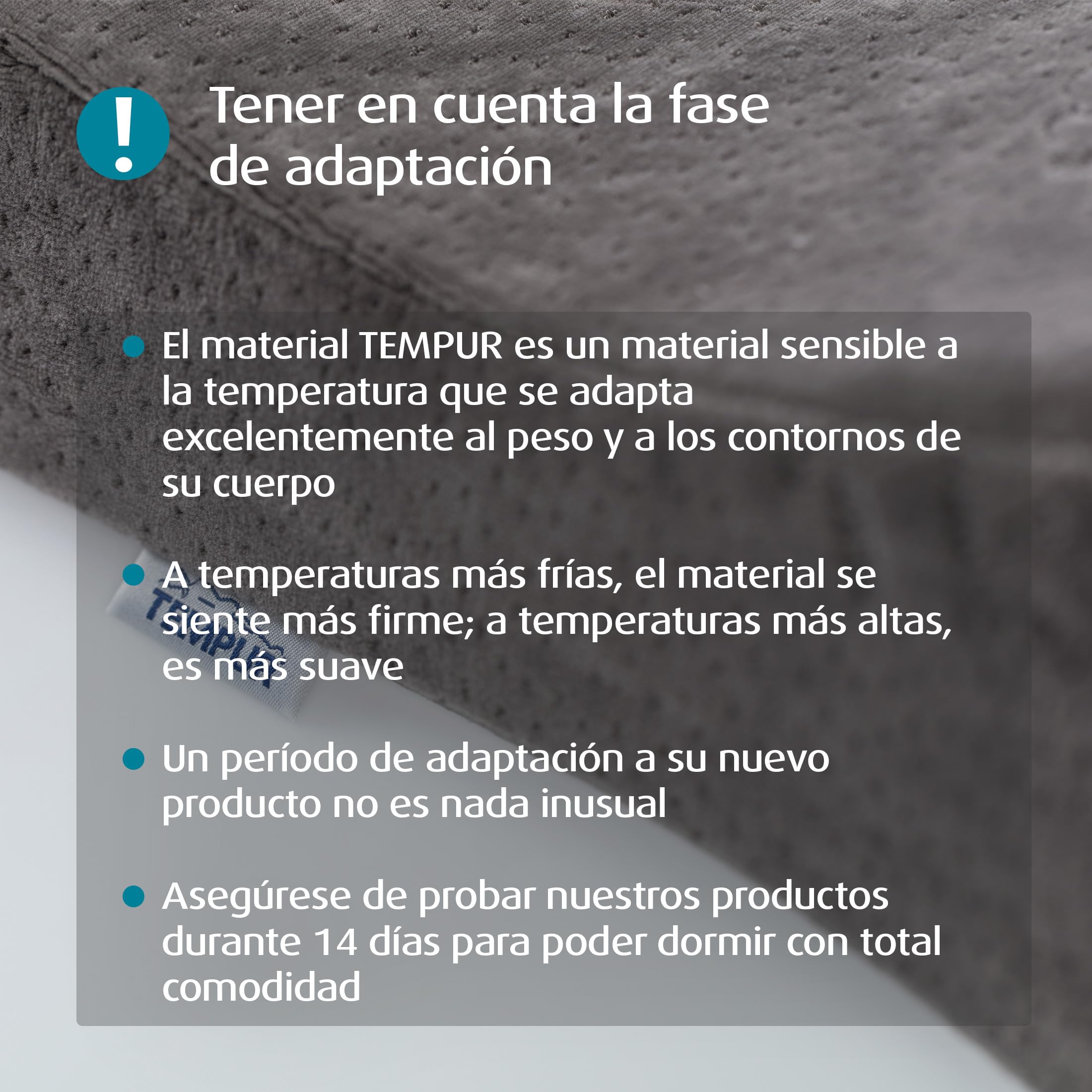 TEMPUR Almohada de Viaje ergonómica, viscoelástico, 25 x 31 x 10/7 cm | Almohada cervical de viaje TEMPUR con bolsa de transporte incluida, antracita