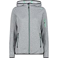 CMP Donna, Lightweight Fleece Jacket with Knitted Hood