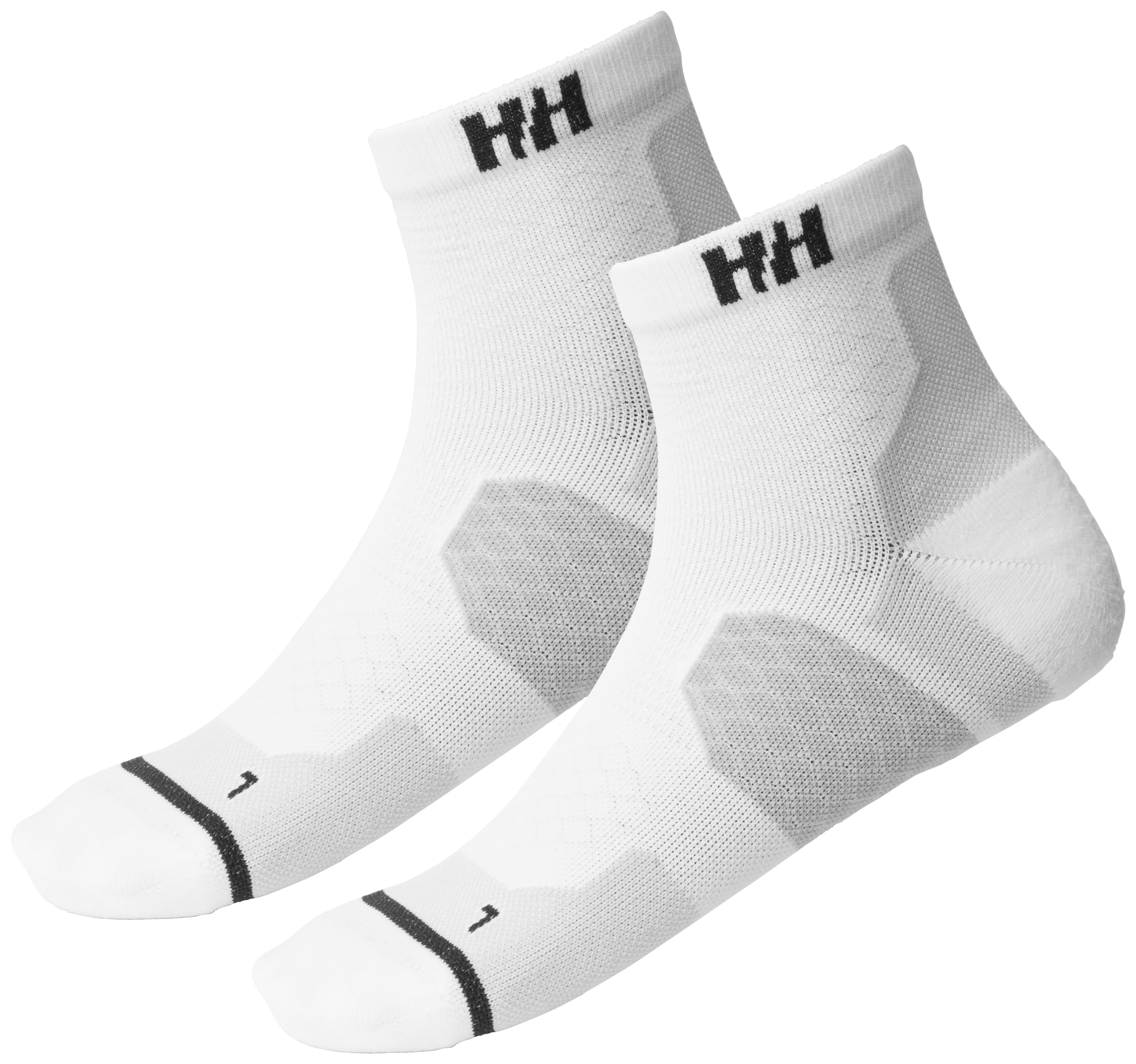 Helly Hansen Unisex Trail Sock 2Pk, White, 36-38