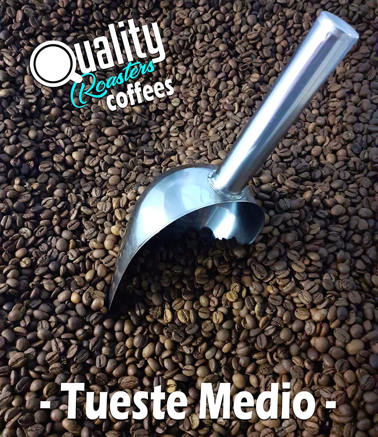 Quality Roasters. Café en grano natural. 100% Arabica. Origen único Brasil. Tostado artesanal. Tueste Medio. (4 Kg, Tostado clásico)