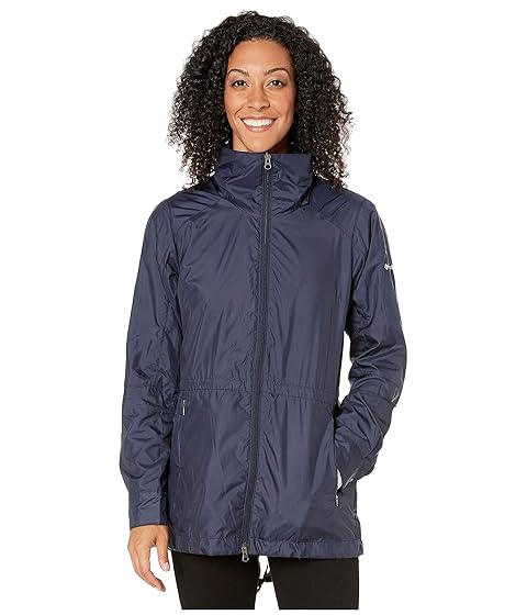 columbia sustina springs long lined windbreaker
