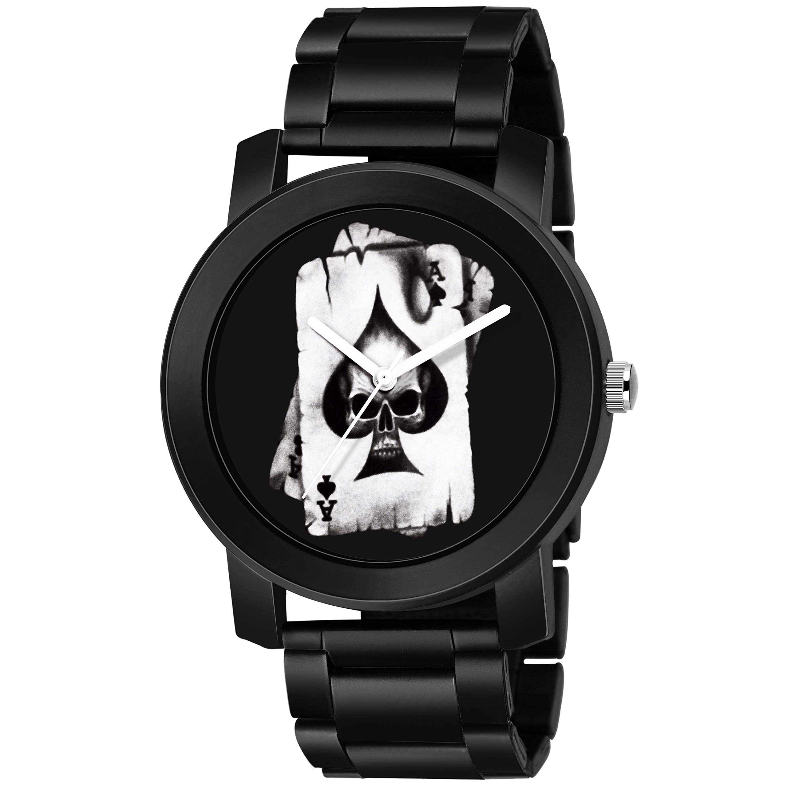 SWADESI STUFF Analogue Black Dial Metal Strap Watch for Men and Boy (B07Q7RHHQG) Amazon Price History, Amazon Price Tracker