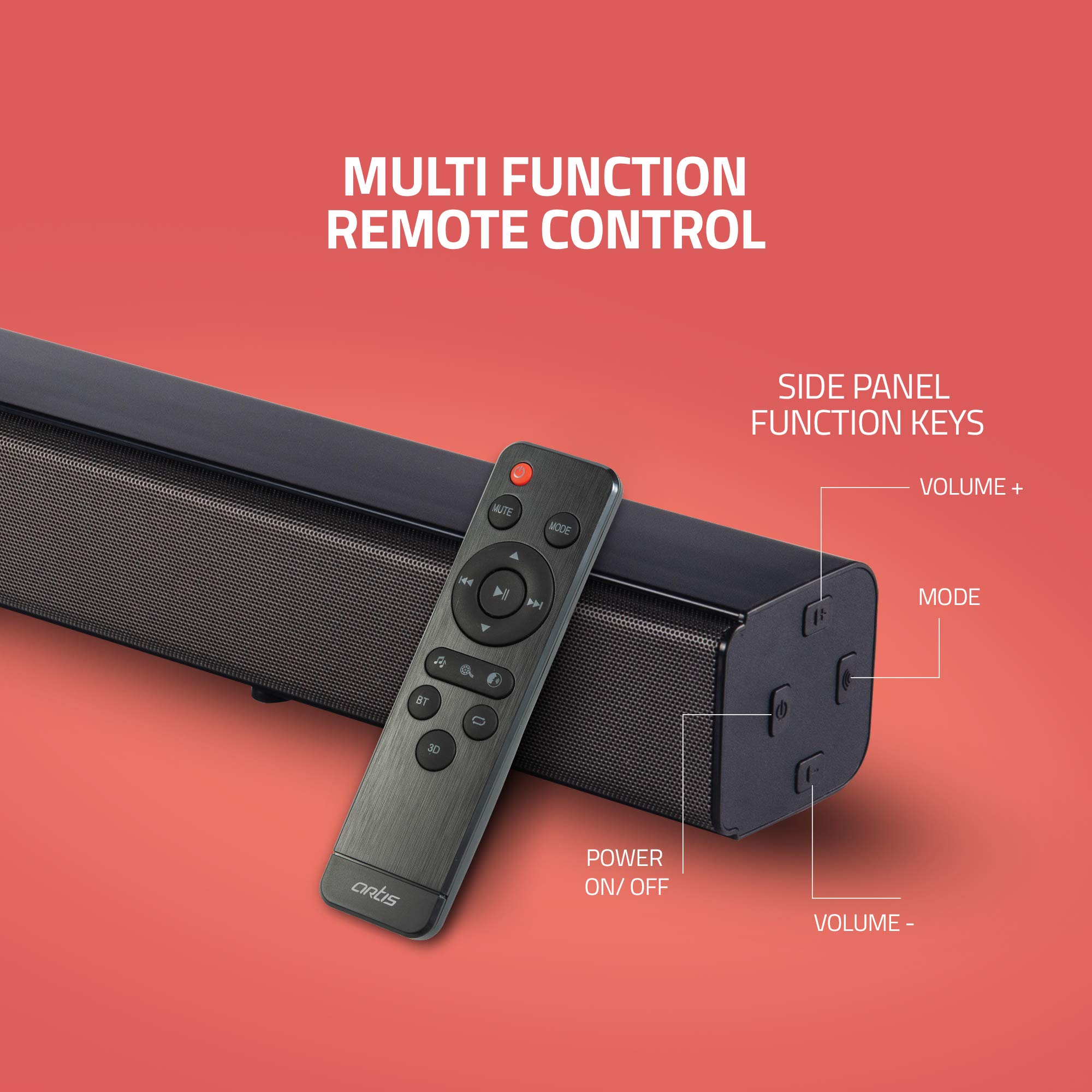 Artis Bt X5 60 Watts Channel Wireless Bluetooth Desertcart