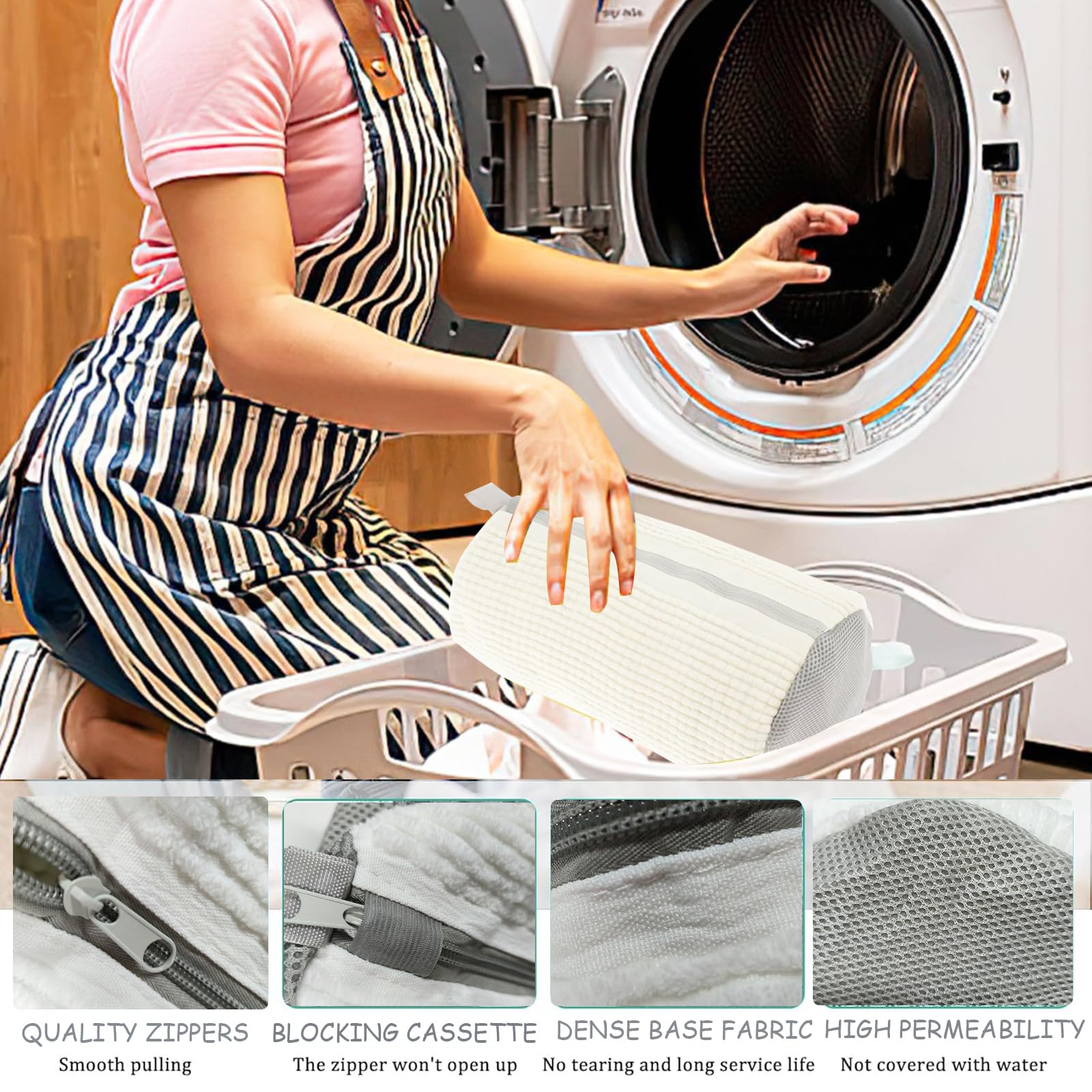 Shoe Washing Machine Bags (2-Pack) - Laundry Protection For Sneakers & All Shoe Types