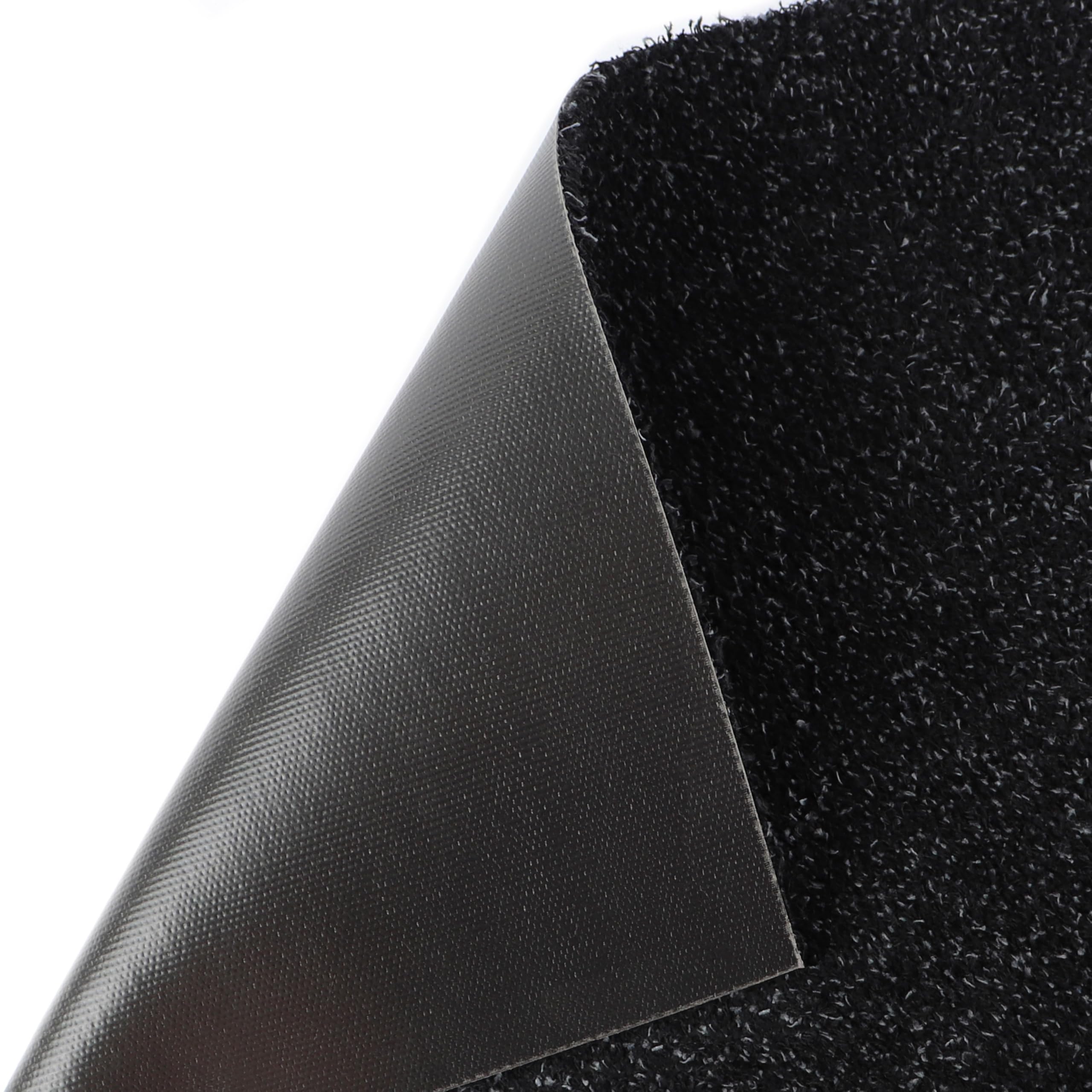 Primaflor Schmutzfangmatte Aqua Stop | 100 x 120 cm | Granit | 80 % Baumwolle, bei 30 °C waschbar, 6 mm flach und mit rutschhemmendem Vinylrücken für Eingang, Flur und Tür