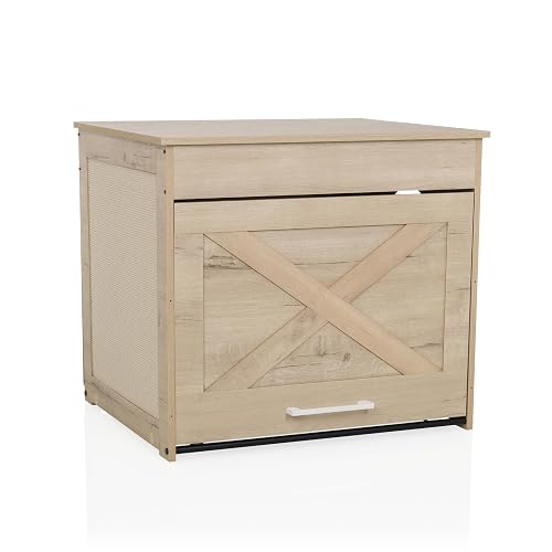 HJH LVING - Caseta para gatos para casa, 60 x 50 x 53,2 cm, diseño Kitty PAWBOX 1 armario para arena…
