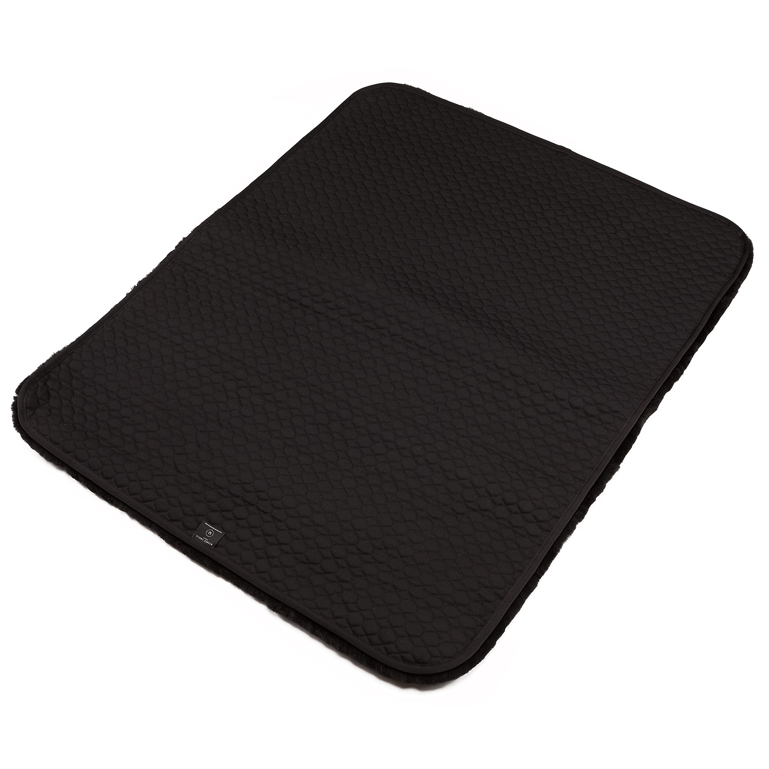 WERNER CHRIST Mantita de Piel de Cordero para Perros Pequeños, Alfombra para Perros de Auténtica Piel de Oveja, El Lugar Ideal para Dormir, Tamaño 50 x 80 cm en Marrón