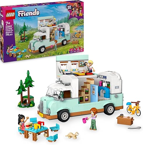 LEGO Friends Camping-Car de l Amitie 42663 jouet construction fille