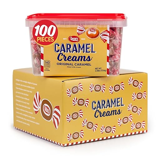 Goetze's Cremas de caramelo de caramelo - 100 unidades - Caja de regalo - Recién salido de la fábrica