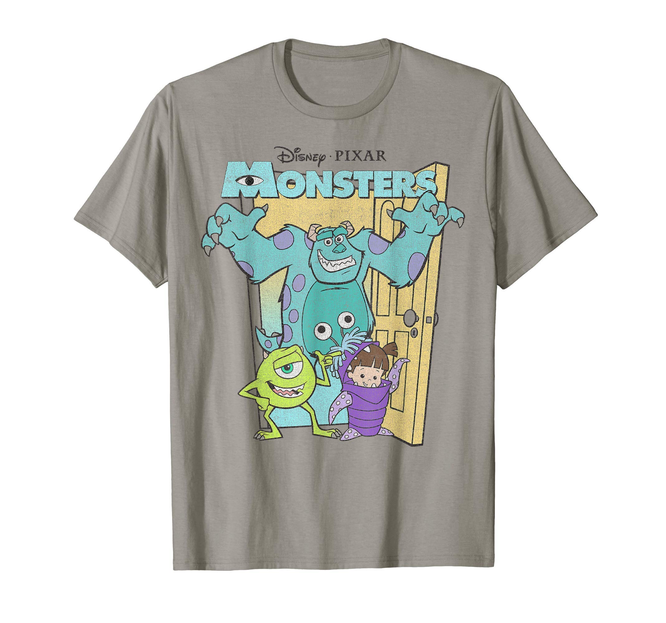 DisneyPixar Monsters Inc. Mike Sully Boo Group Poster T-Shirt