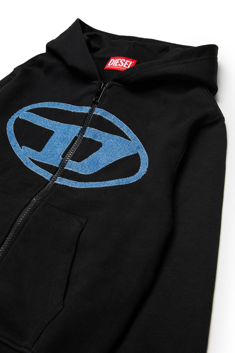 Diesel Boys' Hooded Sweatshirt With Logo and Maxi Logo