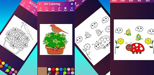 Livro de colorir para crianças - Livro coloração para Adultos - Colorir e Aprender - Jogos de Colori