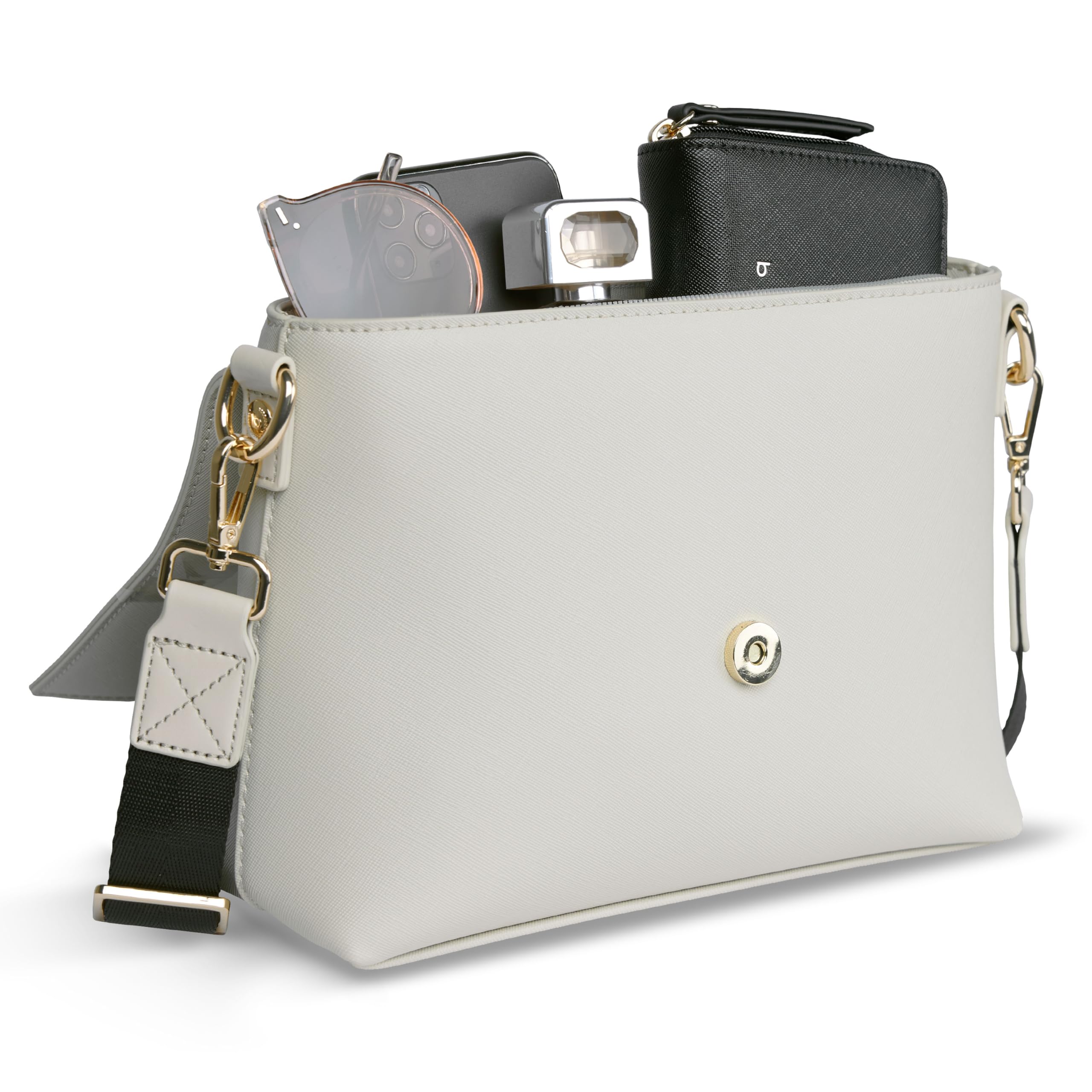 bugatti Ella Schultertasche für Damen, Frauen-Umhängetasche
