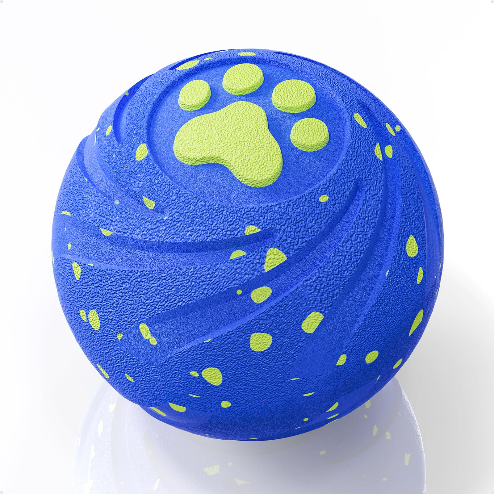 VNAKIO Balle interactive pour chien - Jouet intelligent pour chien - Avec 3 modes de jeu - Cadeau d'anniversaire - Rechargeable par USB - Bleu