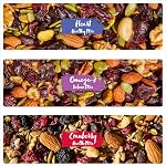 Nature's Garden Healthy Trail Mix Snack Packs – Mixed Nuts, Heart Healthy Nuts, Omega-3 Rich, Cranberries, Pumpkin Seeds, Perfect For The Entire Family – 816g Bag (24 Individual Servings)