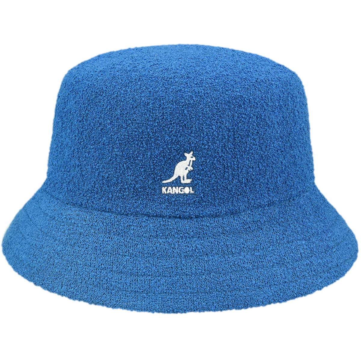 Kangol Terrycloth Bermuda Bucket Cloth Hat by Women/Men - Sun Beach Fishing Summer Spring-Summer - L (58-59 cm) Royal-Blue