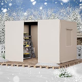 MELLCOM Winter Pergola Cover for 10×12 Pergolas,Universal Waterproof Per...