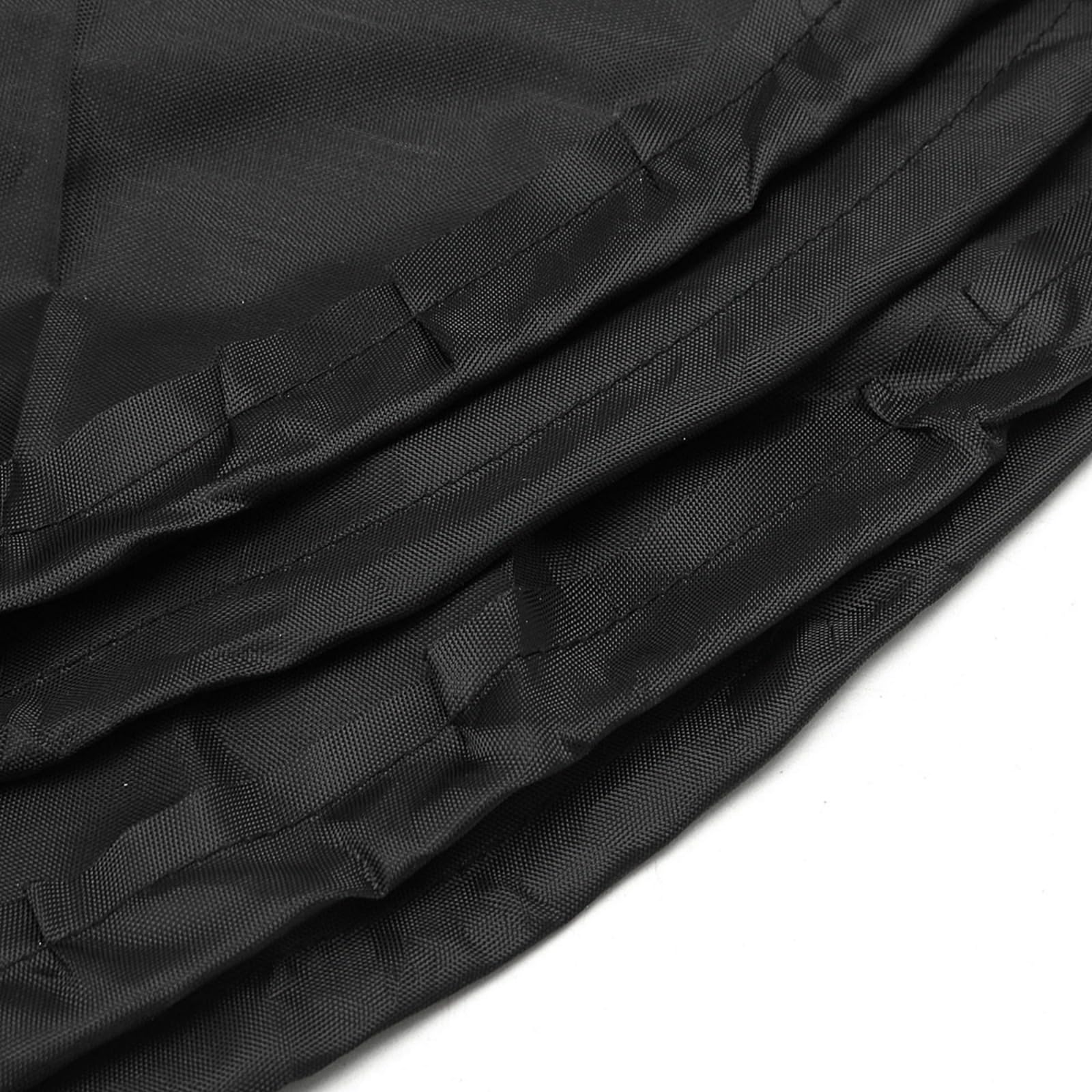 Borsa impermeabile per il cambio della muta da sub, in nylon nero, organizer per attrezzatura da surf