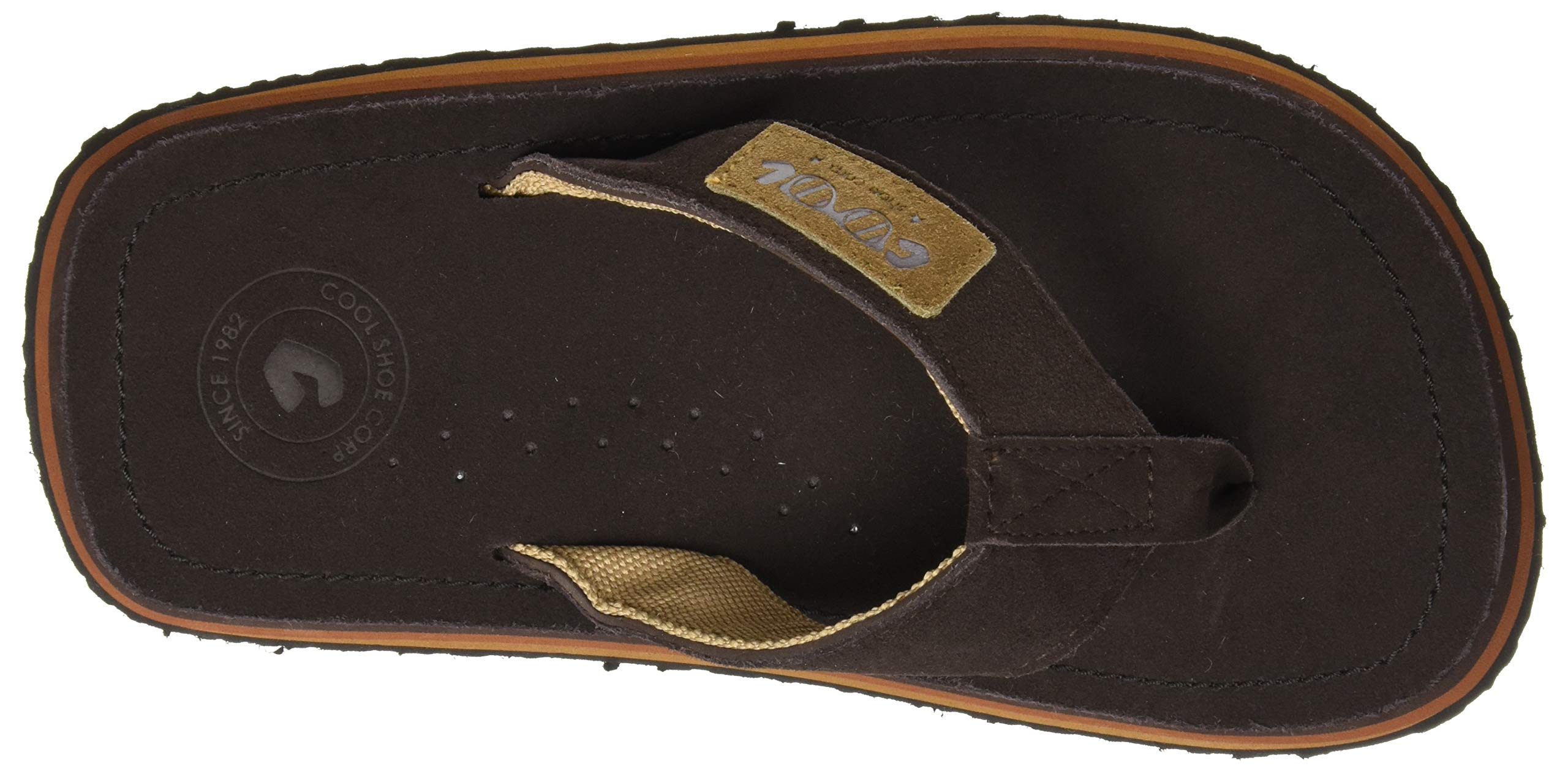 COOL shoe corp. - Tong - 2LUX CHESTNUT - En Cuir