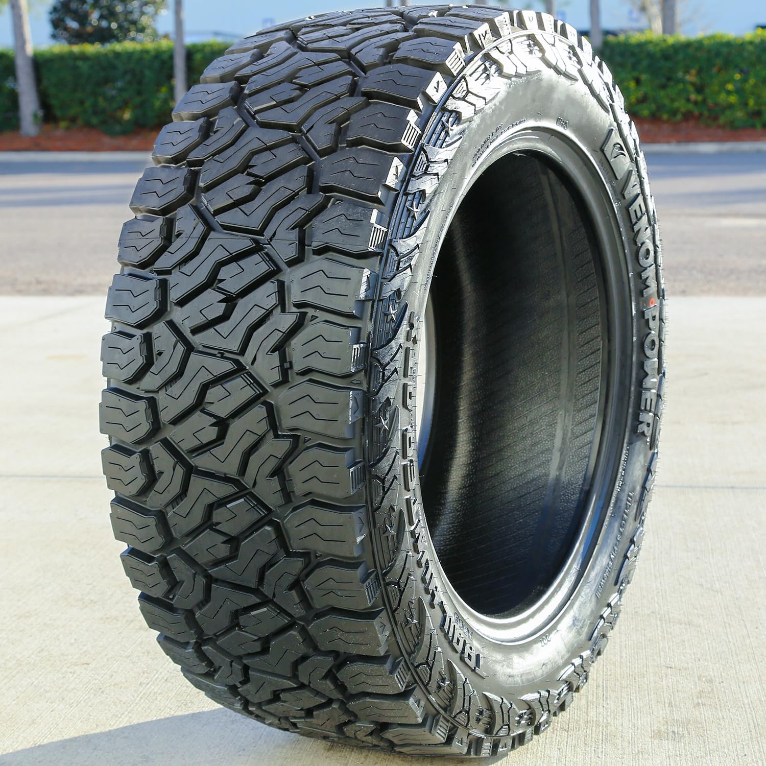 Venom Power Trail Hunter ATX A/T All-Terrain Off-Road Light Truck Radial Tire-33X12.50R20LT 33X12.50X20 33X12.50-20 114Q Load Range E LRE 10-Ply BSW Black Side Wall