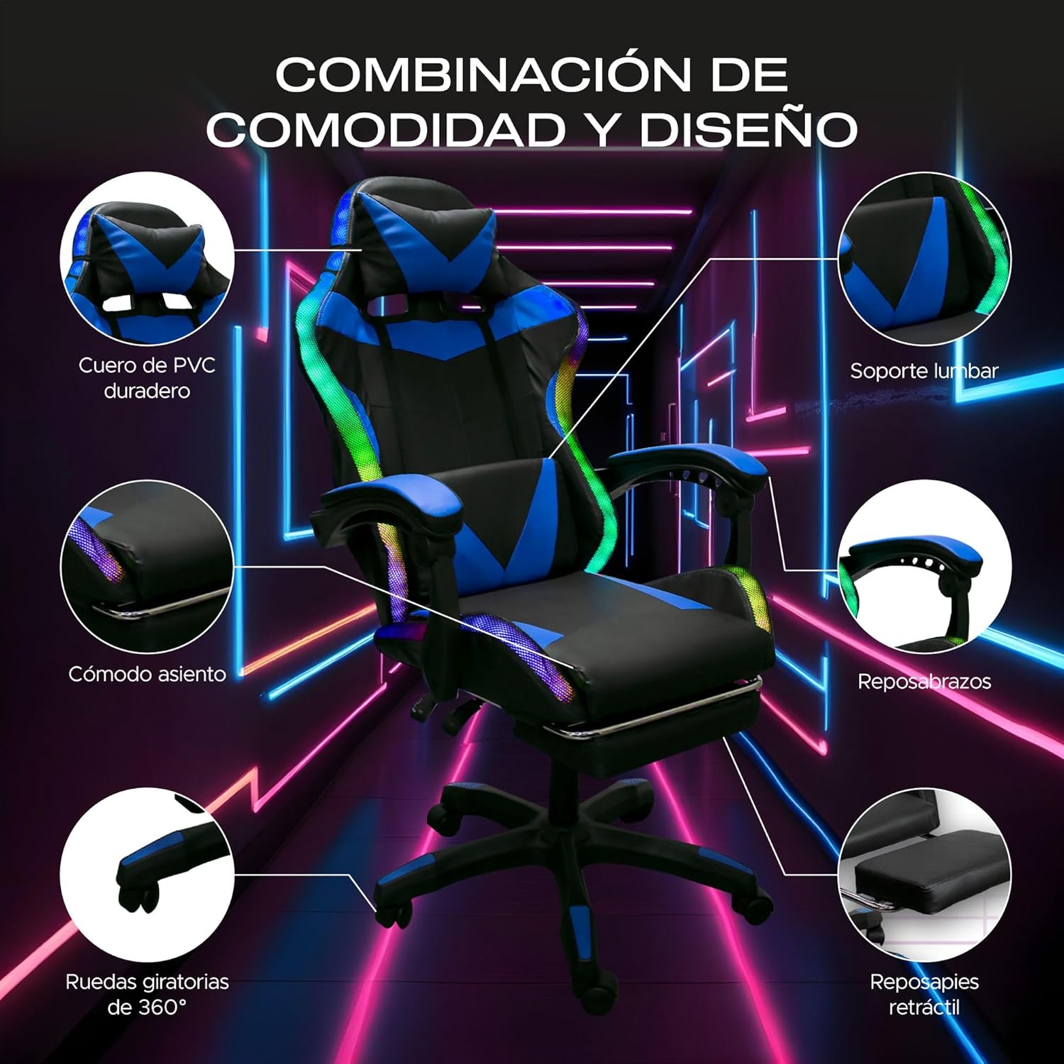 TITANO Gamer Chair Comfort and Design Features