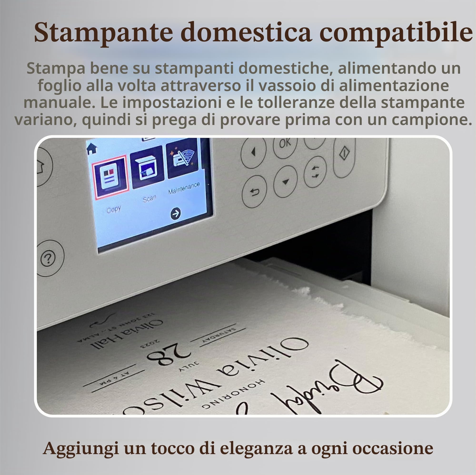 Wanderings Carta A4 Fatta a Mano con Bordo Sfrangiato 8,3" x 11,7" / 21x30 cm, 150 GSM, 50 Fogli Testurizzati, Ideale per Acquerello Leggero, Disegno, Scrittura, Stampa e Media Misti, Uso Artistico