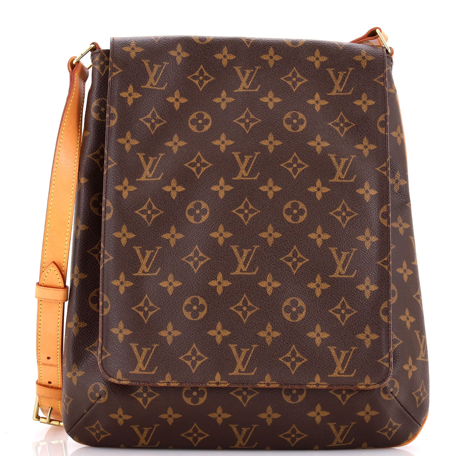 Pre-Loved Musette Salsa Handbag GM, Brown