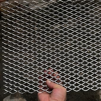 14 Gauge Stainless Expanded Metal 15.5X12 Expanded & Perforated Sheets Metal Grate Screen/Fence Wire/Privacy Fence/Screen Door mesh