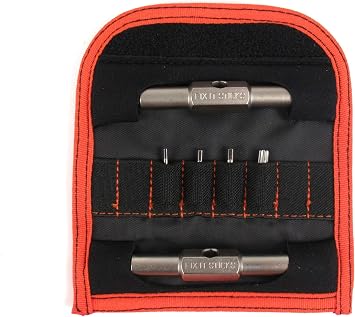 Fix It Sticks Replaceable Edition Traveling Cycling Steel Multi-Tool | 8 Removable Interchangeable Tips w/Bracket