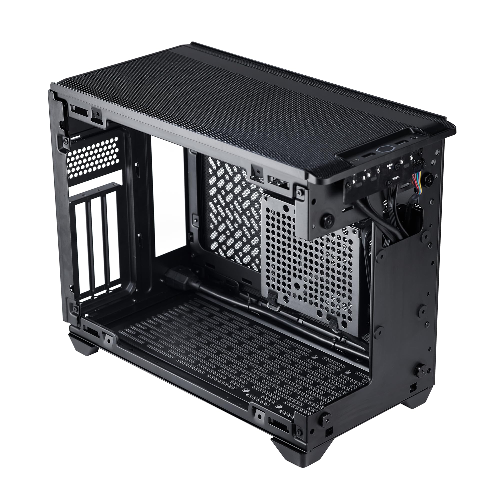 Cooler Master NR200P V3 Mini-ITX PC Case Ready, Top Mount 280mm AIO, PCIe 5.0 Riser, 361.5mm Vertical GPU Mount, Progettato Ready Nvidia RTX 5090 | AMD RX 9070 XT, SFX PSU - Pronto per l'installazione