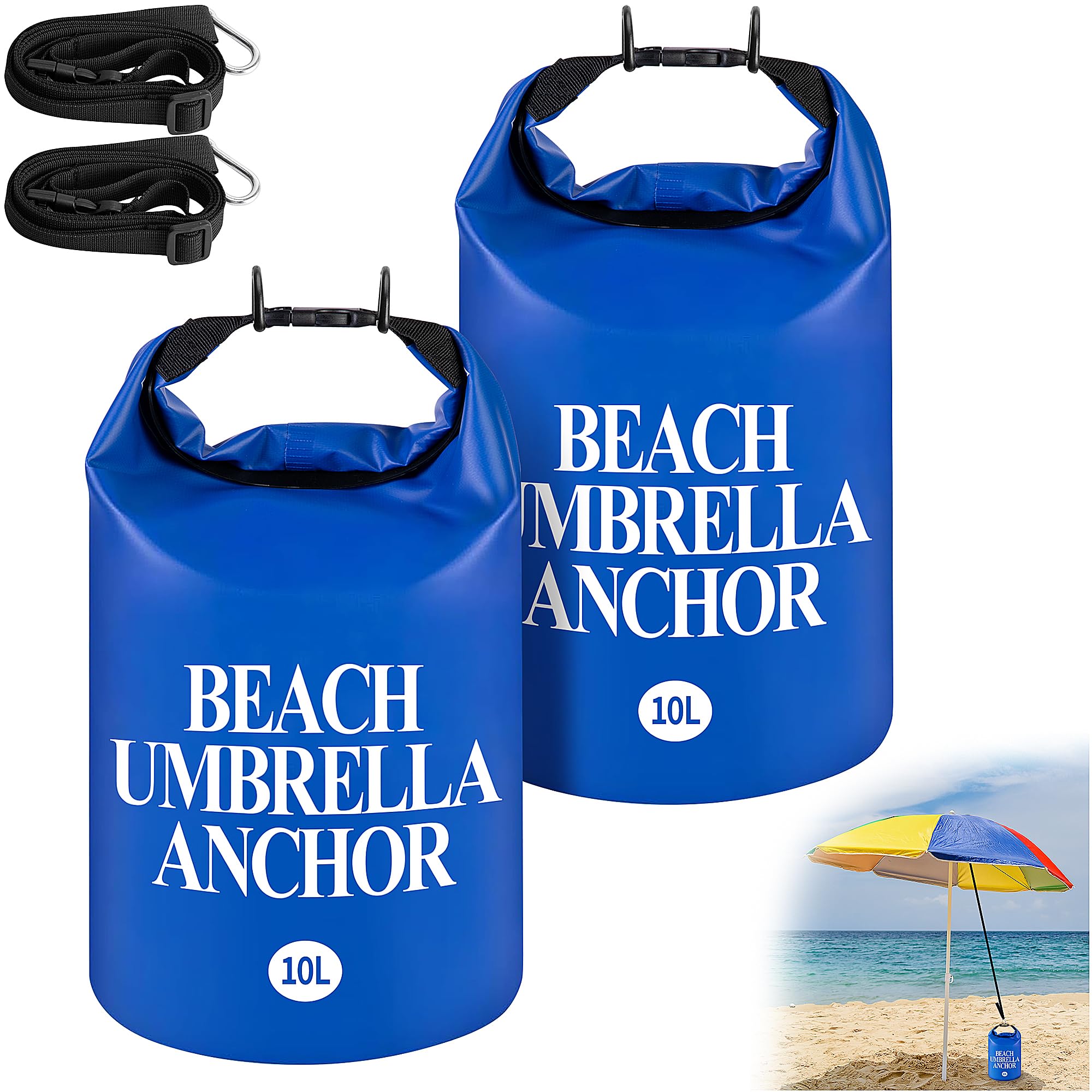 Amazon.com : 2 Pack Beach Umbrella Weight Sand Bags, 500D Summer