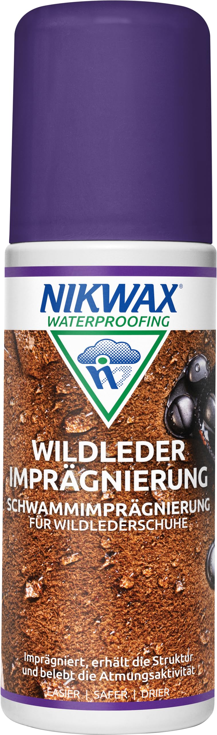 Nikwax Wildleder-Imprägnierung mit Schwammapplikator, 125 ml