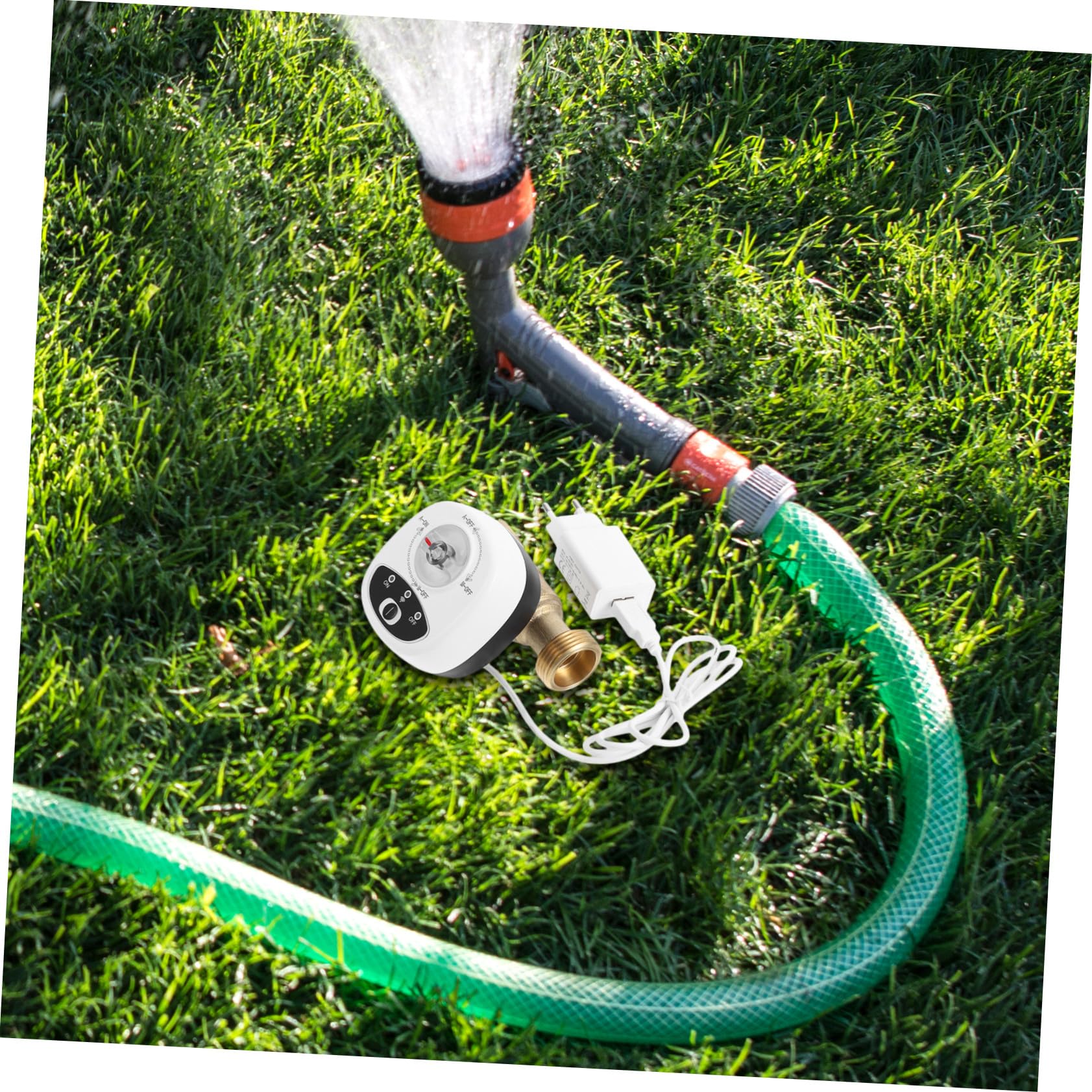 Válvula de Agua Inteligente Wifi con Temporizador y Sistema de Alarma Control Remoto Automático para Tuberías de Agua y Gas Instalación Sencilla para y Jardín