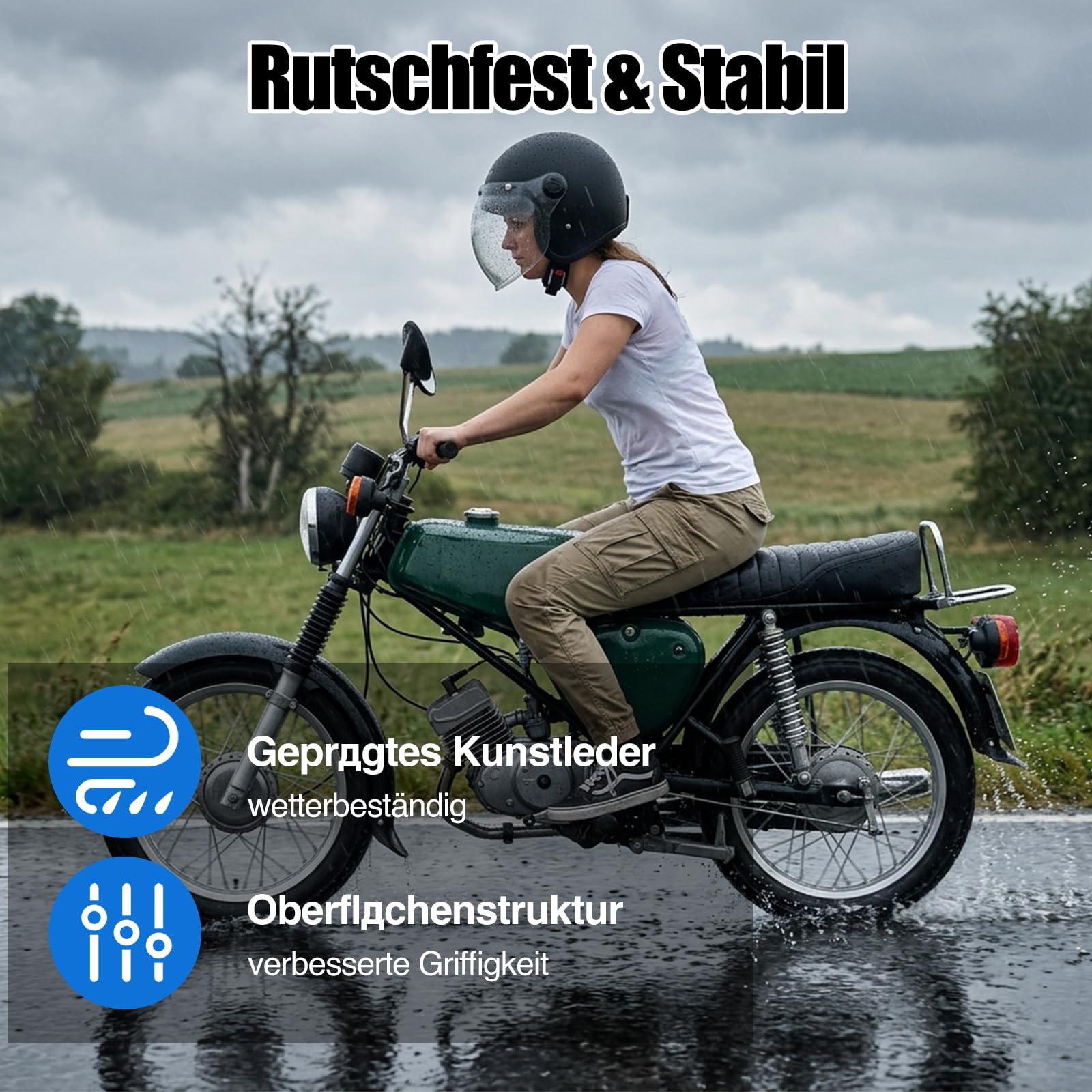Ławka motocyklowa – ergonomiczna i amortyzująca wstrząsy ławka do siedzenia