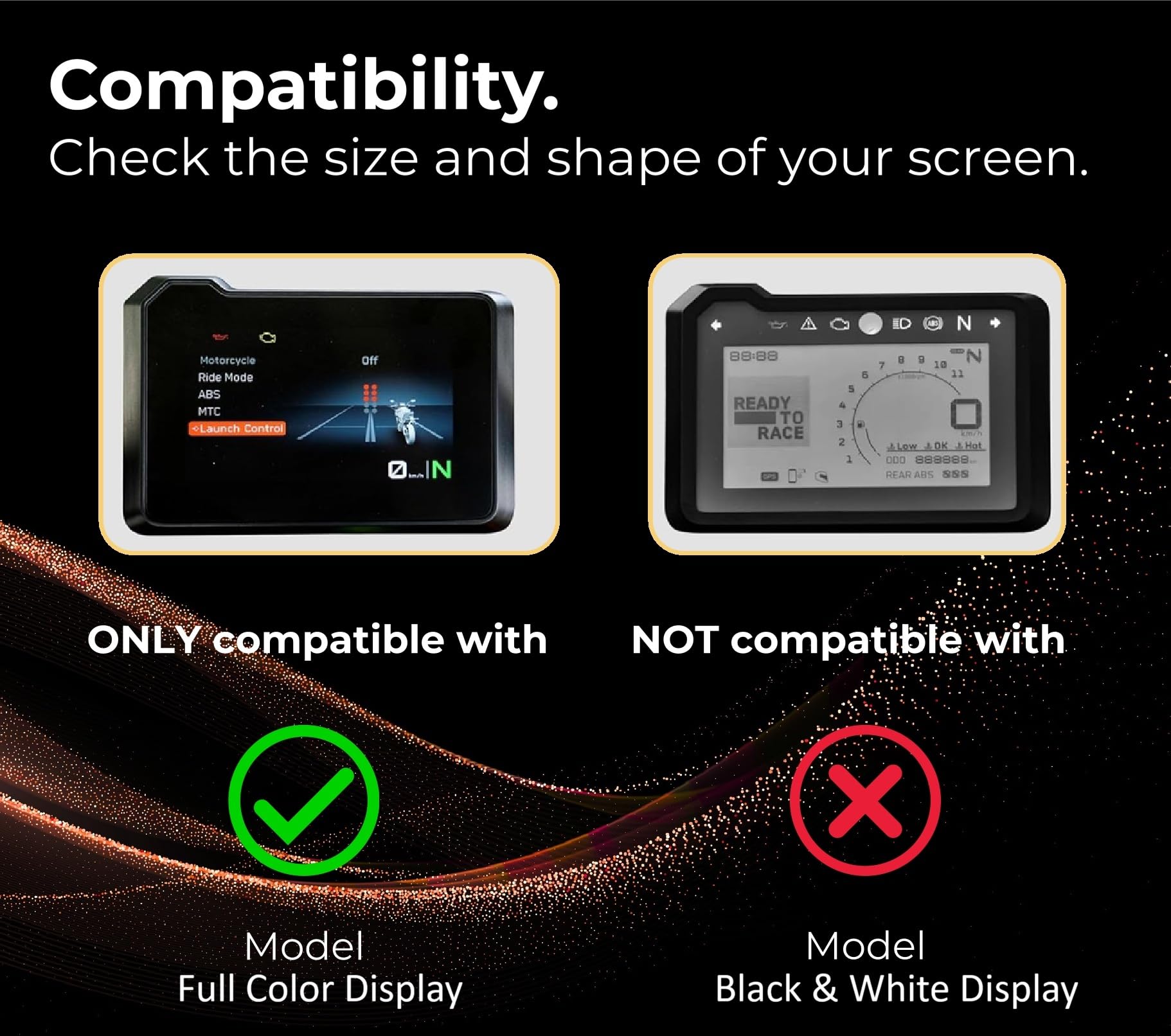 Digital Meter Screen Guard Compatible For KTM Duke 250 Gen 3 | Edge to Edge TFT Display Protector — Amazon image 2