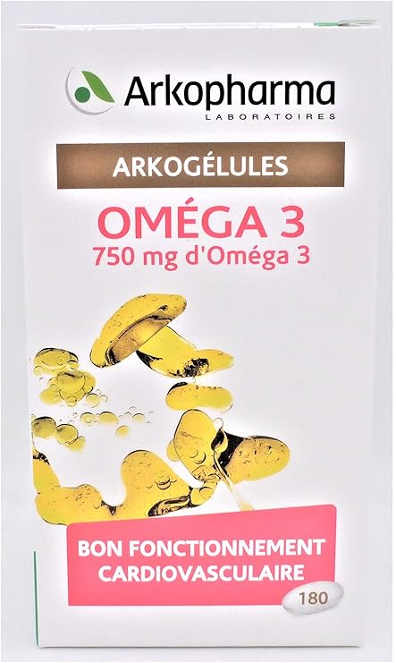 Arkopharma Arkogélules Oméga 3 Origine Marine 180 Gélules | Newpharma