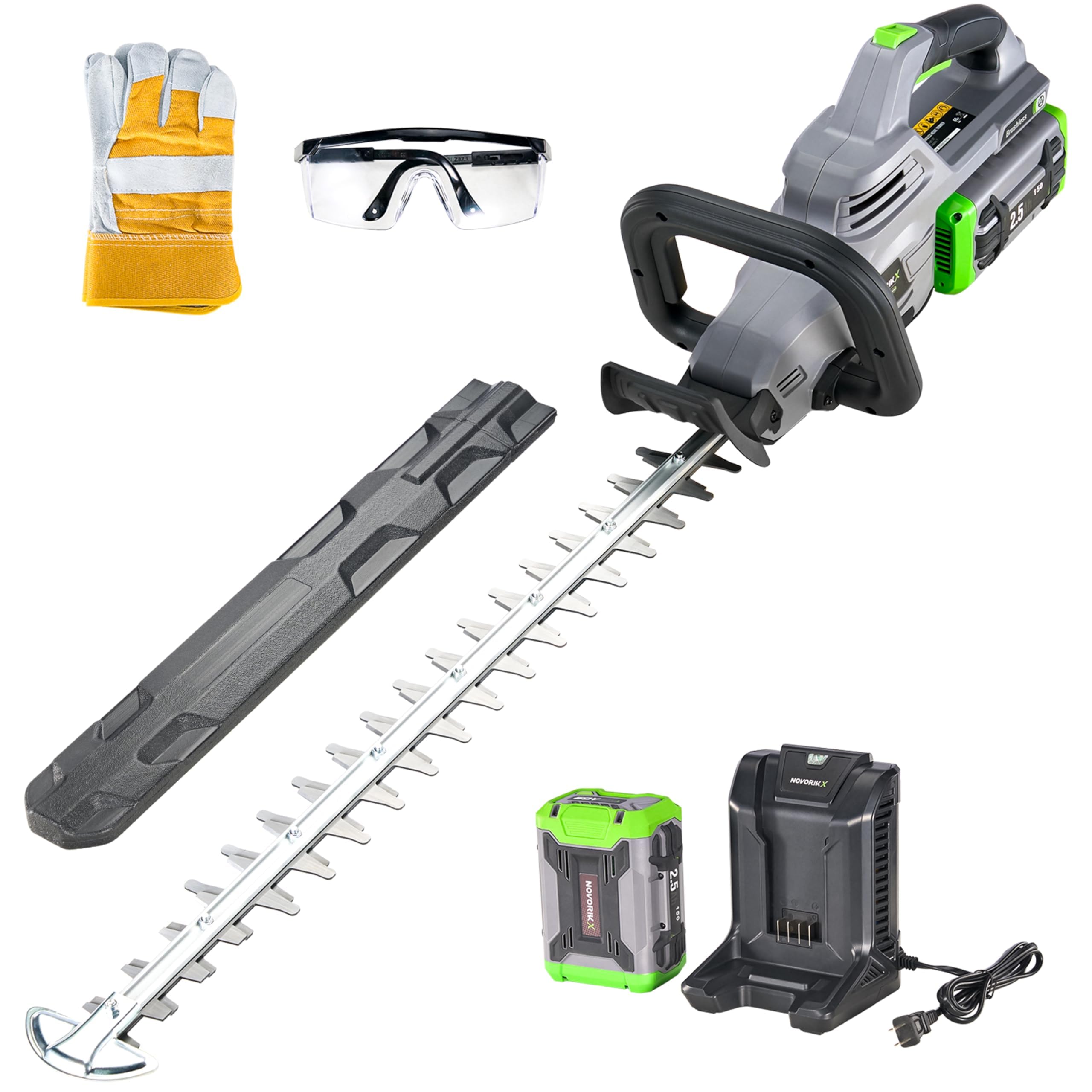 Amazon.com : NovorikX 26-Inch Hedge Trimmers Cordless with Battery